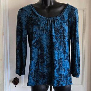 JONES NEW YORK SPORT LONG SLEEVE TOP size L